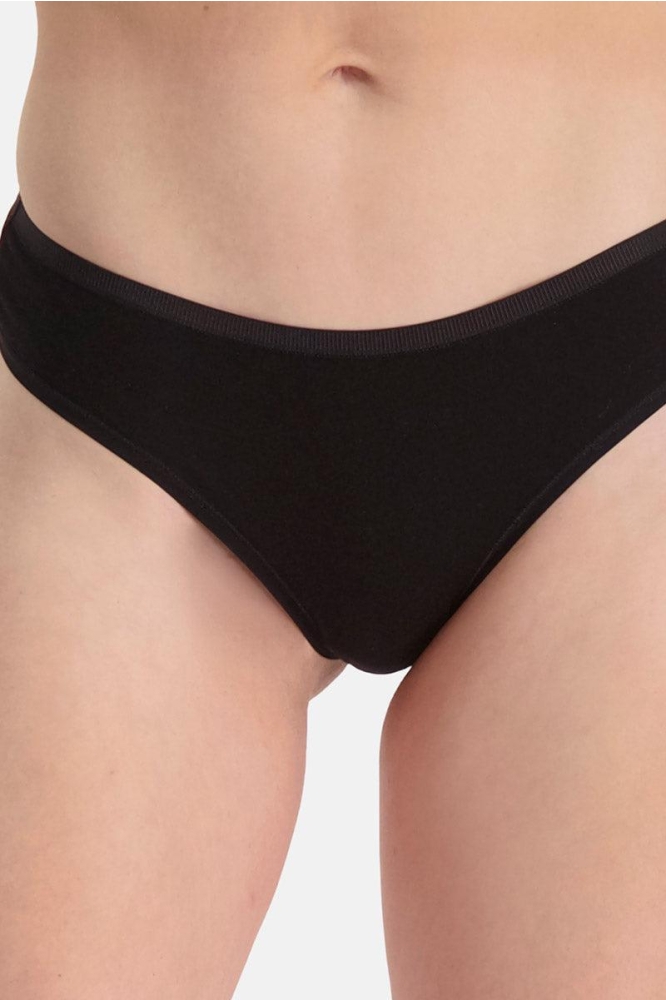 LOLA BB KNITTED THONGS 3 PACK BLACK