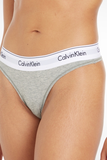 Calvin Klein Ondergoed THONG F3786E 020 GREY HEATHER