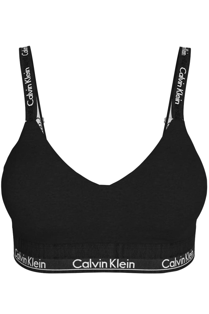 LGHT LINED BRALETTE 000QF7059E 6WA BLACK W DTM WB