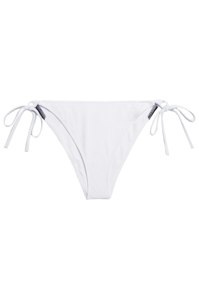 STRING SIDE TIE CHEEKY BIKINI KW0KW01858 YCD PVH CLASSIC WHITE