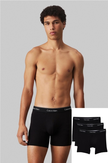 Calvin Klein Ondergoed BOXER BRIEF 3PK 000NB3964A TM6 BLACK W/BLACK WB