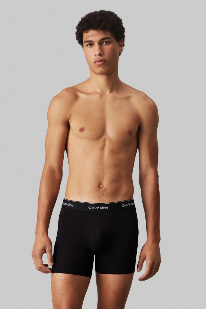 BOXER BRIEF 3PK 000NB3964A TM6 BLACK W/BLACK WB