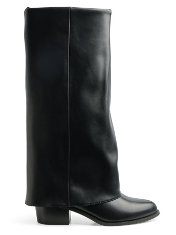 Pieces Schoen PCNOA OVER FOLD BOOT 17151944 Black