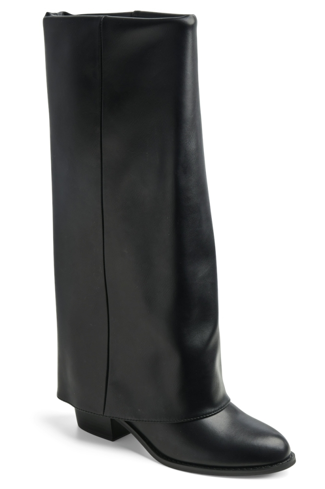 PCNOA OVER FOLD BOOT 17151944 Black