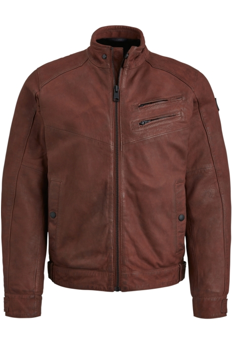 Vanguard short jacket sheep veg leather