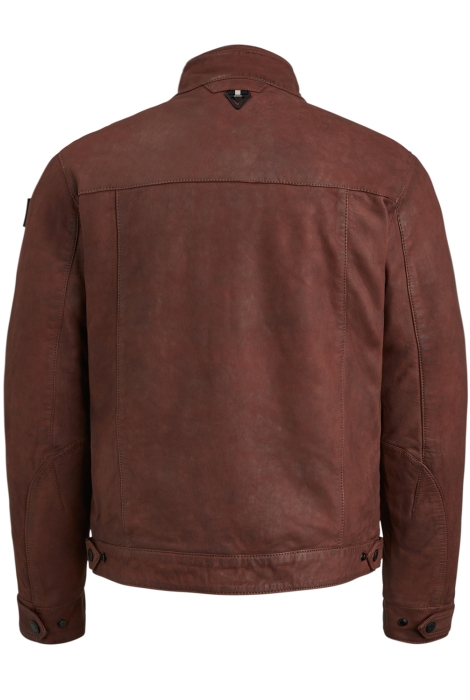 Vanguard short jacket sheep veg leather