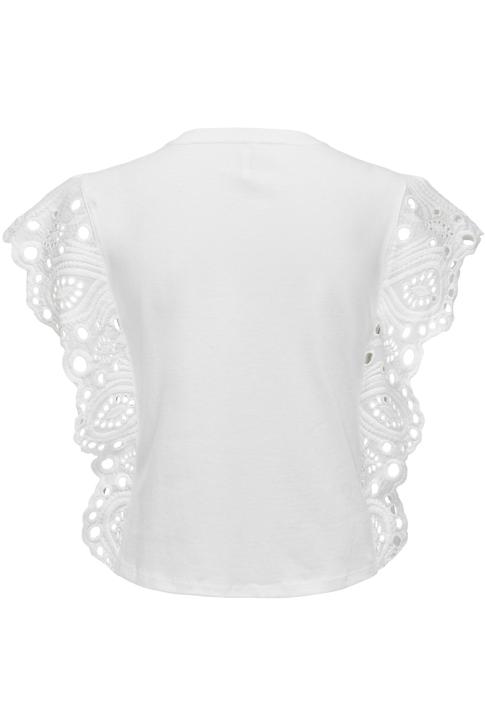 onllaura s/l frill mix top jrs 15294830 only t-shirt cloud dancer