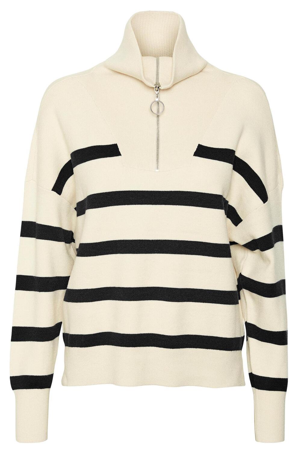 vmsaba stripe ls highneck blouse ga 10269246 vero moda trui birch