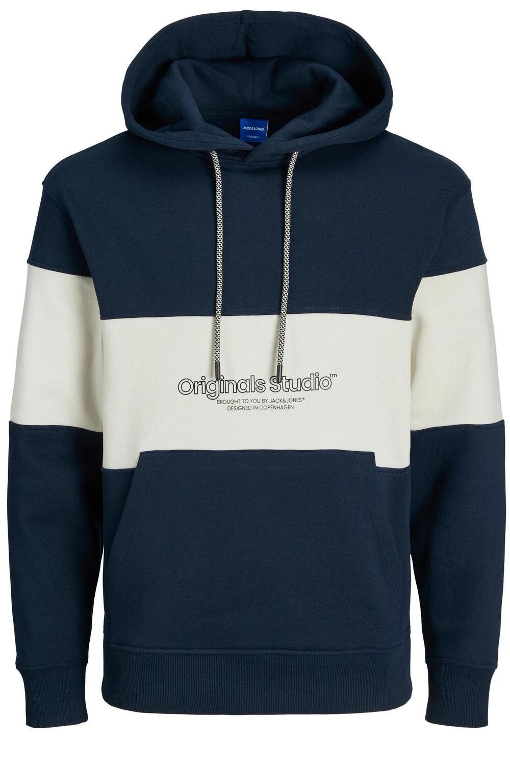 jorlakewood sweat hood bf ln 12246802 jack & jones sweater sky