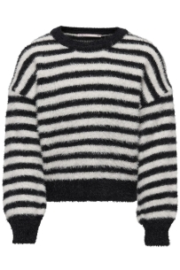 kogsandy l/s stripe pullover knt no 15207169 kids only trui spiced apple