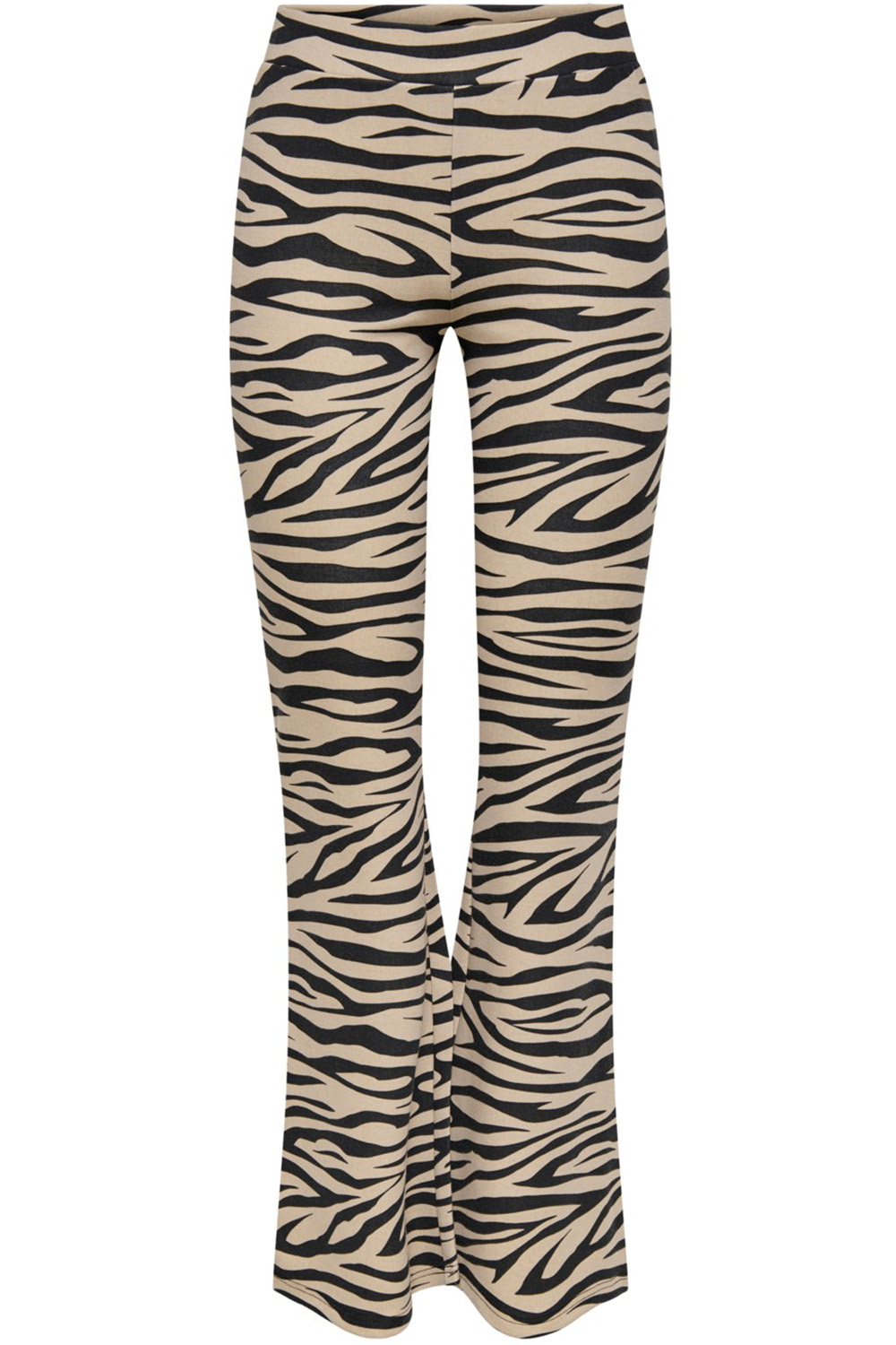 zebra flare pants